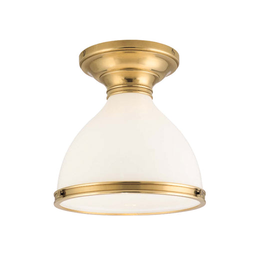 Hudson Valley - 2612-AGB - One Light Semi Flush Mount - Randolph - Aged Brass