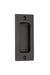 Emtek Sandcast Bronze Rectangular Flush Pulls-4", Medium Bronze