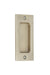 Emtek Sandcast Bronze Rectangular Flush Pulls-4", Tumbled White Bronze