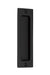 Emtek Sandcast Bronze Rectangular Flush Pulls -6", Flat Black Bronze