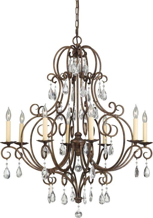 Generation Lighting. - F2303/8MBZ - Eight Light Chandelier - Chateau - Mocha Bronze