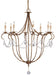 Currey and Company - 9881 - Eight Light Chandelier - Crystal - Rhine Gold