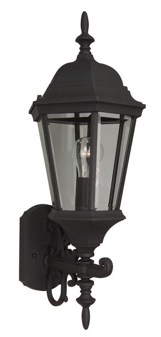 Craftmade - Z250-TB - One Light Wall Mount - Straight Glass Cast - Textured Black