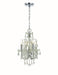 Crystorama - 3224-CH-CL-MWP - Four Light Mini Chandelier - Imperial - Polished Chrome
