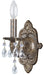 Crystorama - 5021-VB-CL-SAQ - One Light Wall Sconce - Paris Market - Venetian Bronze