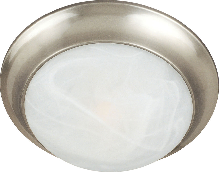 Maxim - 5850MRSN - One Light Flush Mount - Essentials - 585x - Satin Nickel