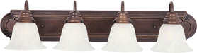 Maxim - 8014MROI - Four Light Bath Vanity - Essentials - 801x - Oil Rubbed Bronze