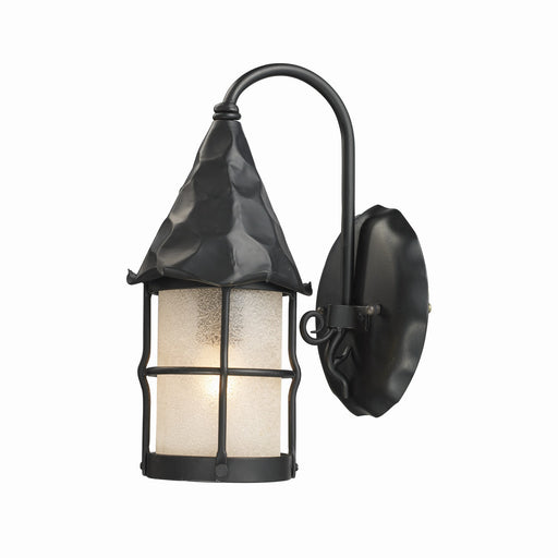 ELK Home - 381-BK - One Light Outdoor Wall Sconce - Rustica - Matte Black