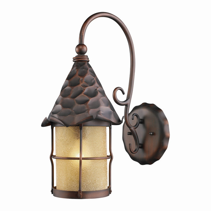ELK Home - 385-AC - One Light Outdoor Wall Sconce - Rustica - Antique Copper