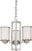 Nuvo Lighting - 60-2851 - Three Light Chandelier - Odeon - Brushed Nickel