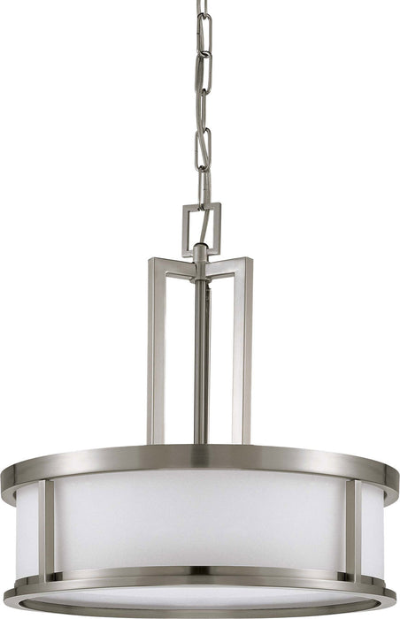 Nuvo Lighting - 60-2857 - Four Light Pendant - Odeon - Brushed Nickel