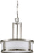 Nuvo Lighting - 60-2857 - Four Light Pendant - Odeon - Brushed Nickel