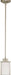 Nuvo Lighting - 60-2866 - One Light Mini Pendant - Odeon - Brushed Nickel