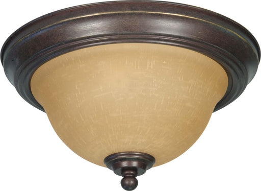 Nuvo Lighting - 60-1037 - Two Light Flush Mount - Castillo - Sonoma Bronze / Champagne