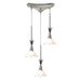 ELK Home - 10100/3CW - Three Light Chandelier - Balini - Antique Silver