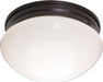 Maxim - 5881WTOI - Two Light Flush Mount - Essentials - 588x - Oil Rubbed Bronze