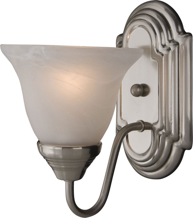 Maxim - 8011MRSN - One Light Wall Sconce - Essentials - 801x - Satin Nickel