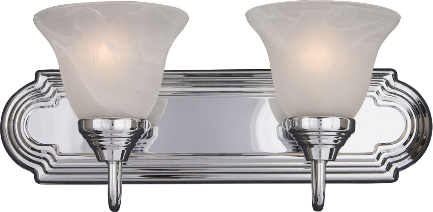 Maxim - 8012MRPC - Two Light Bath Vanity - Essentials - 801x - Polished Chrome