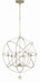 Crystorama - 9228-OS - Six Light Chandelier - Solaris - Olde Silver