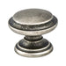 Euro Rustica Rustic Nickel Ringed Knob