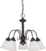 Nuvo Lighting - 60-3141 - Five Light Chandelier - Ballerina - Mahogany Bronze