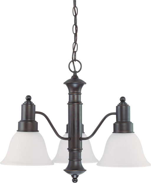 Nuvo Lighting - 60-3144 - Three Light Chandelier - Gotham - Mahogany Bronze