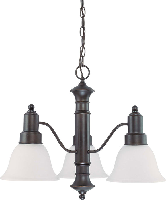 Nuvo Lighting - 60-3144 - Three Light Chandelier - Gotham - Mahogany Bronze