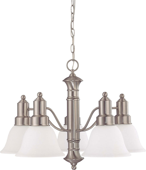 Nuvo Lighting - 60-3242 - Five Light Chandelier - Gotham - Brushed Nickel