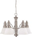 Nuvo Lighting - 60-3242 - Five Light Chandelier - Gotham - Brushed Nickel