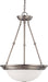 Nuvo Lighting - 60-3247 - Three Light Pendant - Pendants Brushed Nickel - Brushed Nickel