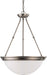 Nuvo Lighting - 60-3248 - Three Light Pendant - Pendants Brushed Nickel - Brushed Nickel