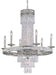 Crystorama - 5266-OS-CL-MWP - Ten Light Chandelier - Mercer - Olde Silver