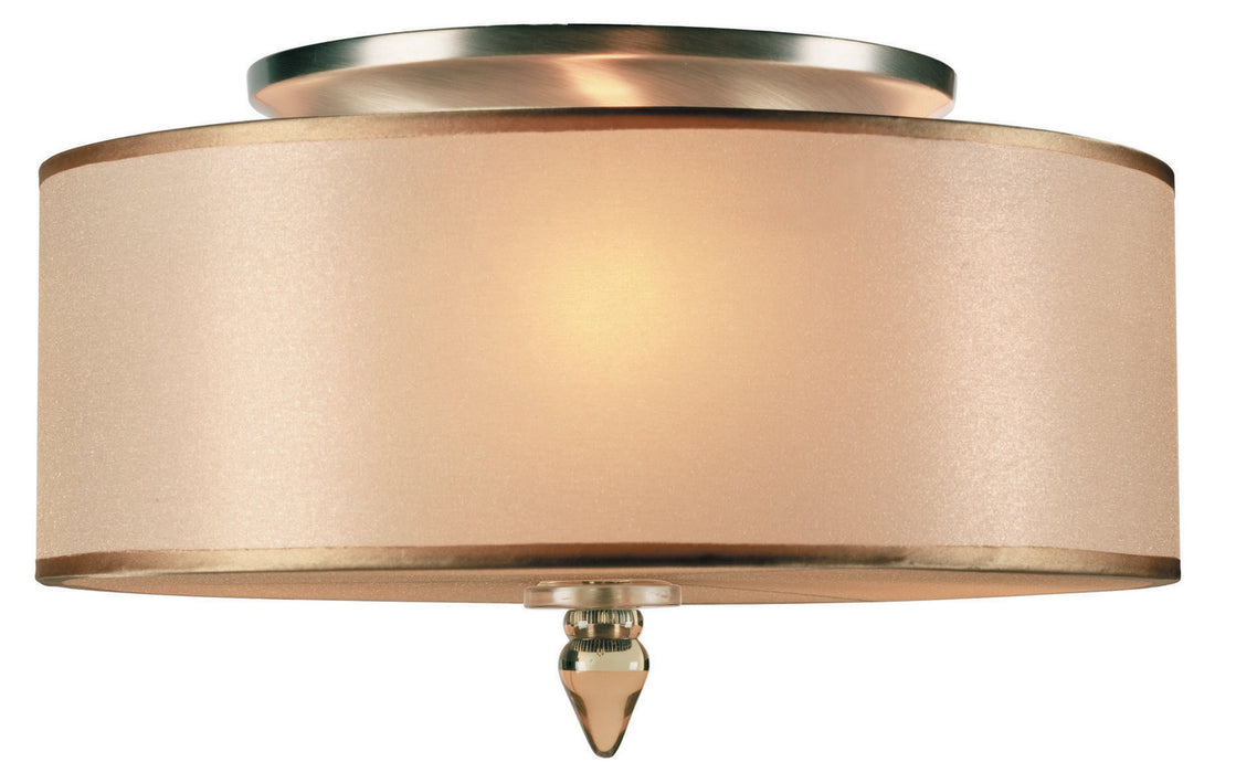 Crystorama - 9503-AB - Three Light Flush Mount - Luxo - Antique Brass