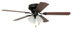 Craftmade - BRC52ORB5C - 52"Ceiling Fan - Brilliante 4 Light - Oil Rubbed Bronze