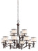 Kichler - 42383MIZ - 12 Light Chandelier - Lacey - Mission Bronze