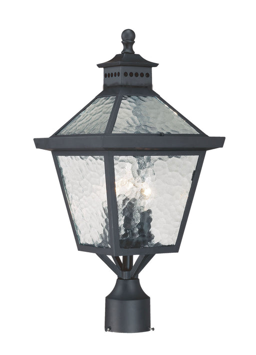 Acclaim Lighting - 7677BK - Three Light Post Mount - Bay Street - Matte Black