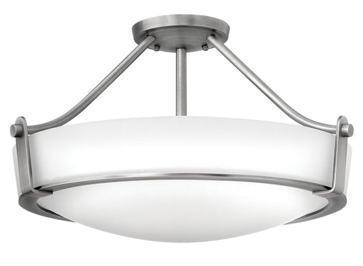 Hinkley - 3221AN - LED Semi-Flush Mount - Hathaway - Antique Nickel