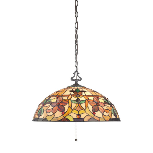 Quoizel - TF878CVB - Three Light Pendant - Kami - Vintage Bronze