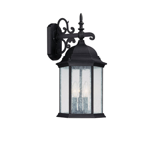 Capital Lighting - 9834BK - Three Light Outdoor Wall Lantern - Main Street - Black