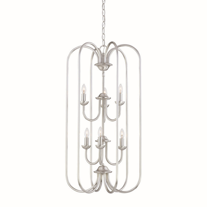 ELK Home - SL891878 - Six Light Chandelier - Bella - Brushed Nickel