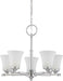 Nuvo Lighting - 60-4265 - Five Light Chandelier - Teller - Polished Chrome