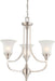 Nuvo Lighting - 60-4145 - Three Light Chandelier - Surrey - Brushed Nickel