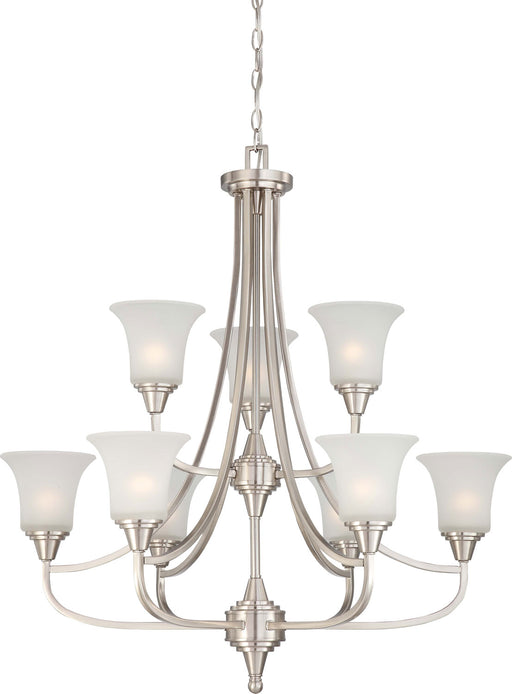 Nuvo Lighting - 60-4149 - Nine Light Chandelier - Surrey - Brushed Nickel