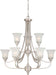 Nuvo Lighting - 60-4149 - Nine Light Chandelier - Surrey - Brushed Nickel
