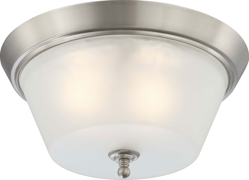 Nuvo Lighting - 60-4153 - Three Light Flush Mount - Surrey - Brushed Nickel
