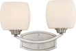 Nuvo Lighting - 60-4182 - Two Light Vanity - Helium - Brushed Nickel