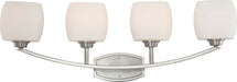 Nuvo Lighting - 60-4184 - Four Light Vanity - Helium - Brushed Nickel