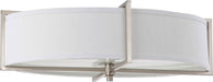 Nuvo Lighting - 60-4469 - Six Light Flush Mount - Portia - Brushed Nickel