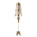 Lucas + McKearn - TA1002 - One Light Buffet Lamp - Pompadour Luxe - Gold And Silver Leaf