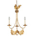 Lucas + McKearn - CH1159-3 - Three Light Mini Chandelier - Sweet Olive - Distressed Gold